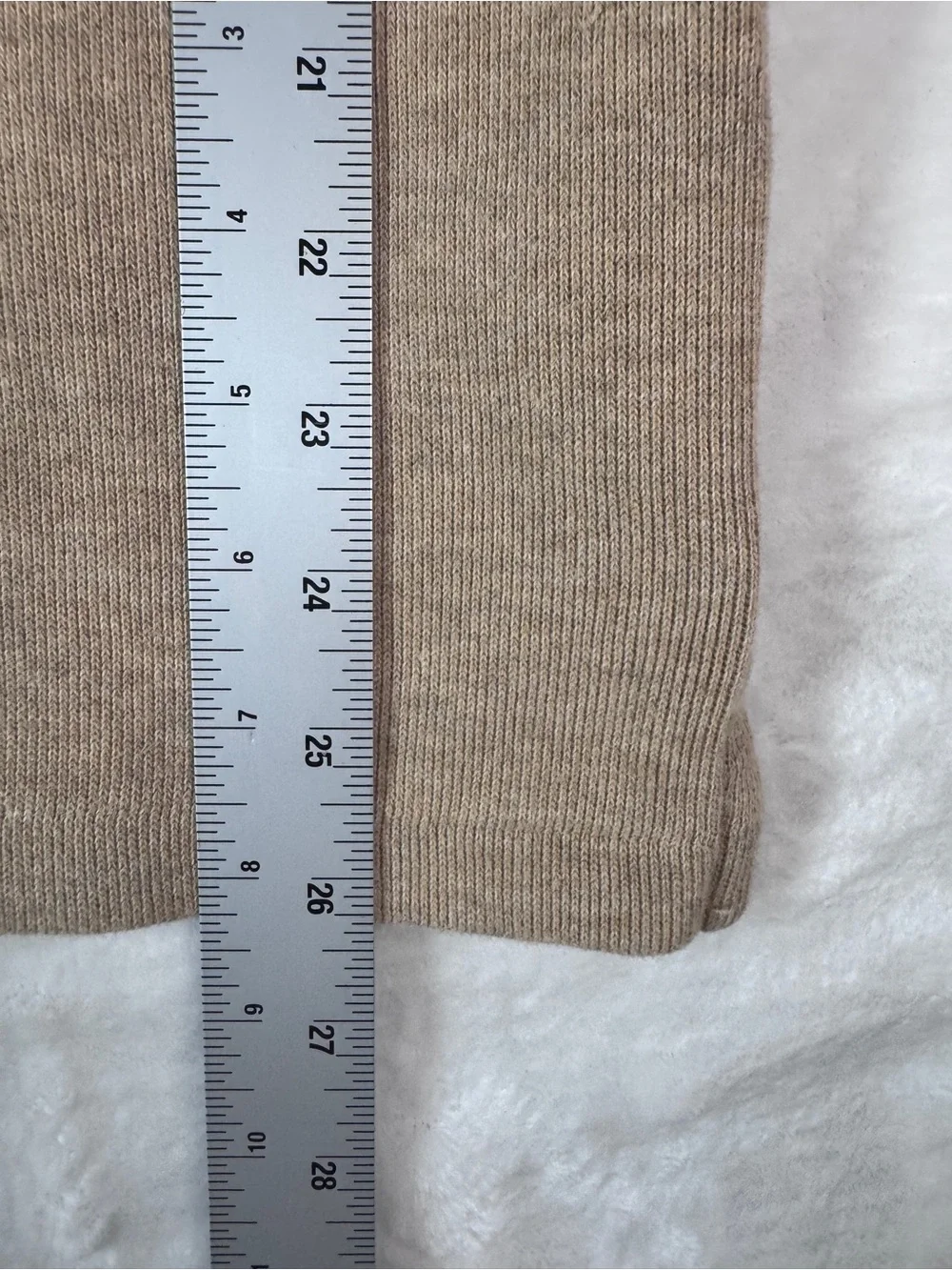 Polo Ralph Lauren Men’s XL Beige Tan Quarter Zip Pullover Sweater Pony